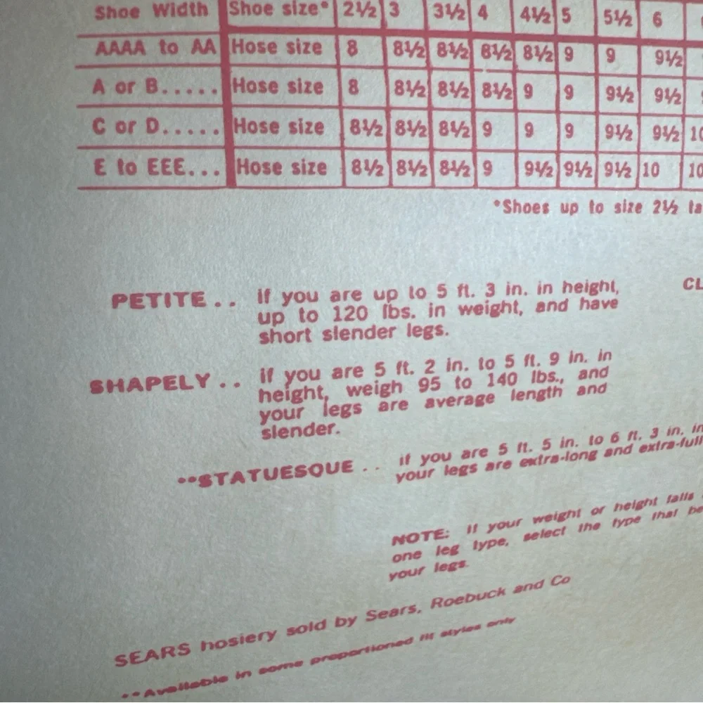 Sears Roebuck vintage pairs